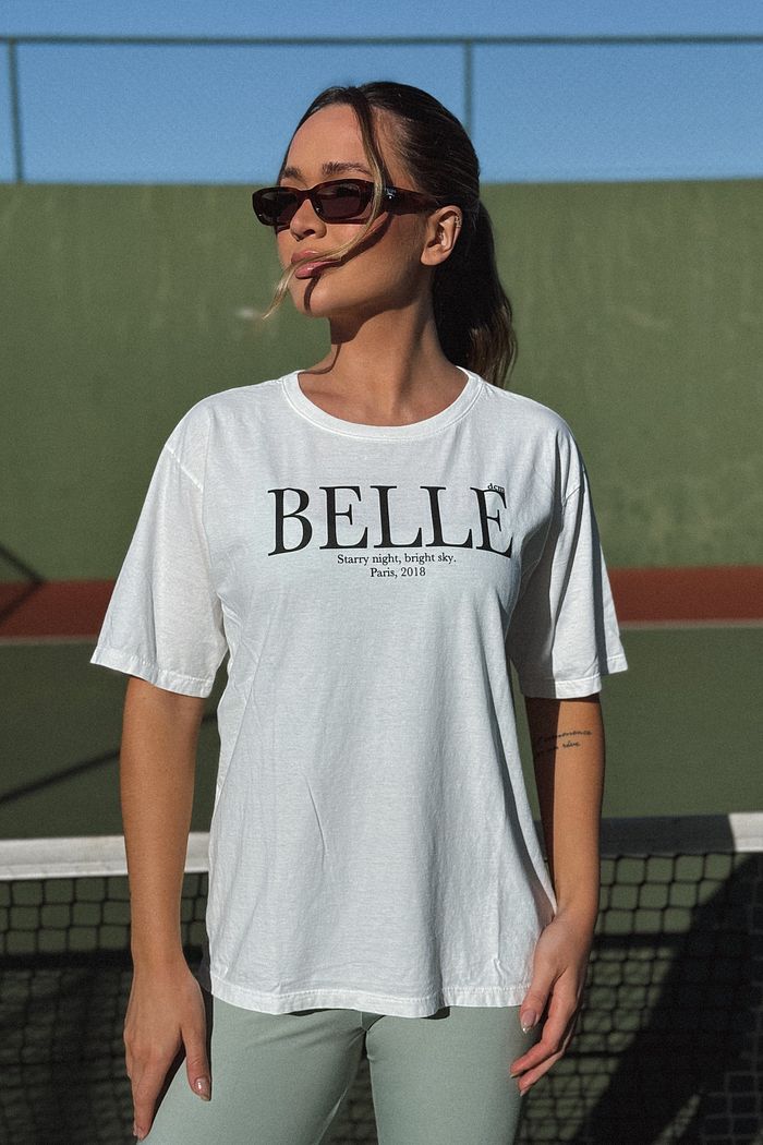 T-SHIRT ESTONADA BELLE PARIS OFF WHITE