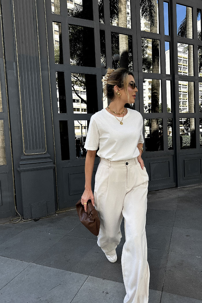 T-SHIRT ESTONADA LISA OFF WHITE