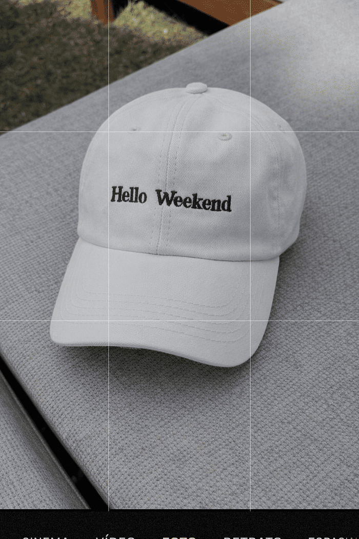 BONÉ HELLO WEEKEND OFF WHITE