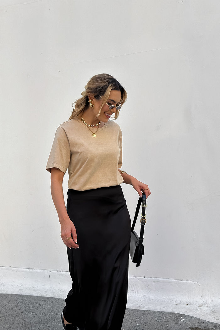 T-SHIRT ESTONADA LISA CAMEL