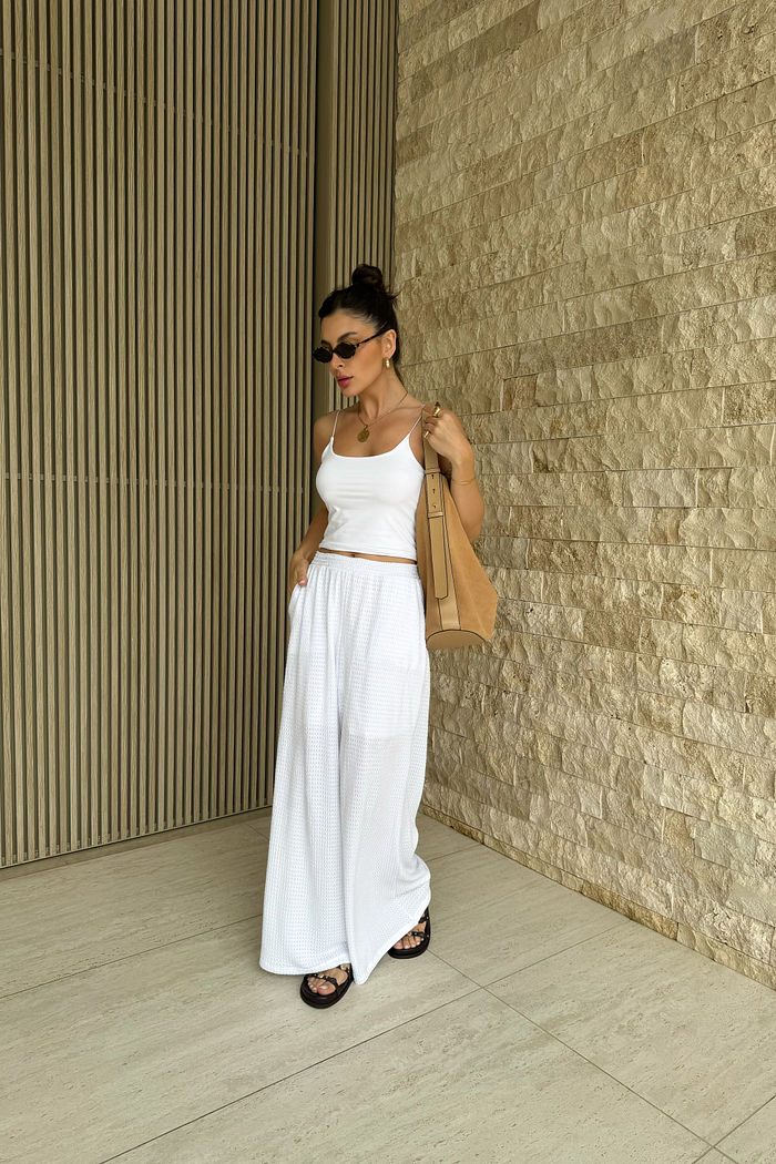 CALÇA PANTALONA LIA BRANCA