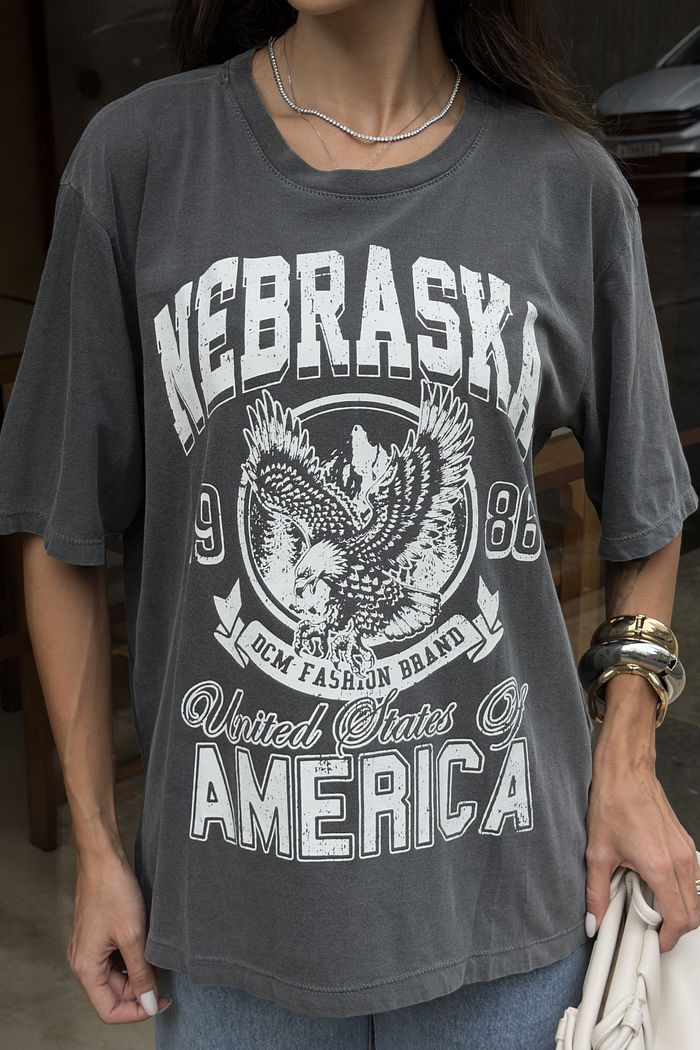 T-SHIRT OVERSIZED NEBRASKA CHUMBO