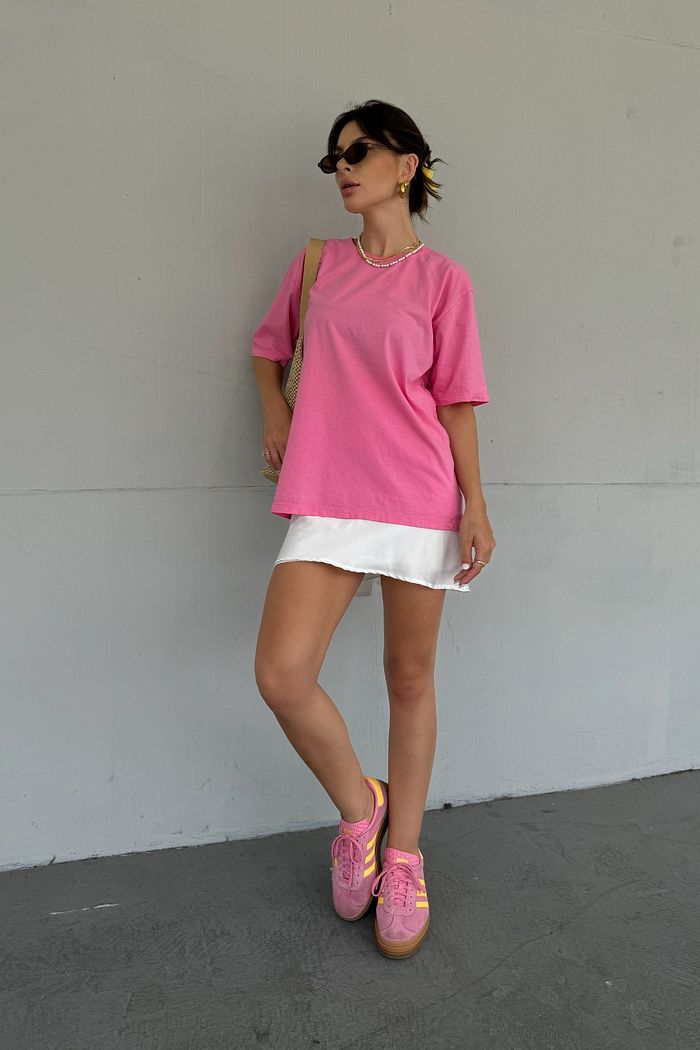 T-SHIRT ESTONADA LISA ROSA CREAM