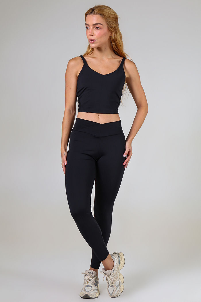 Conjunto Move Preto - Legging Move + Top Regata Move