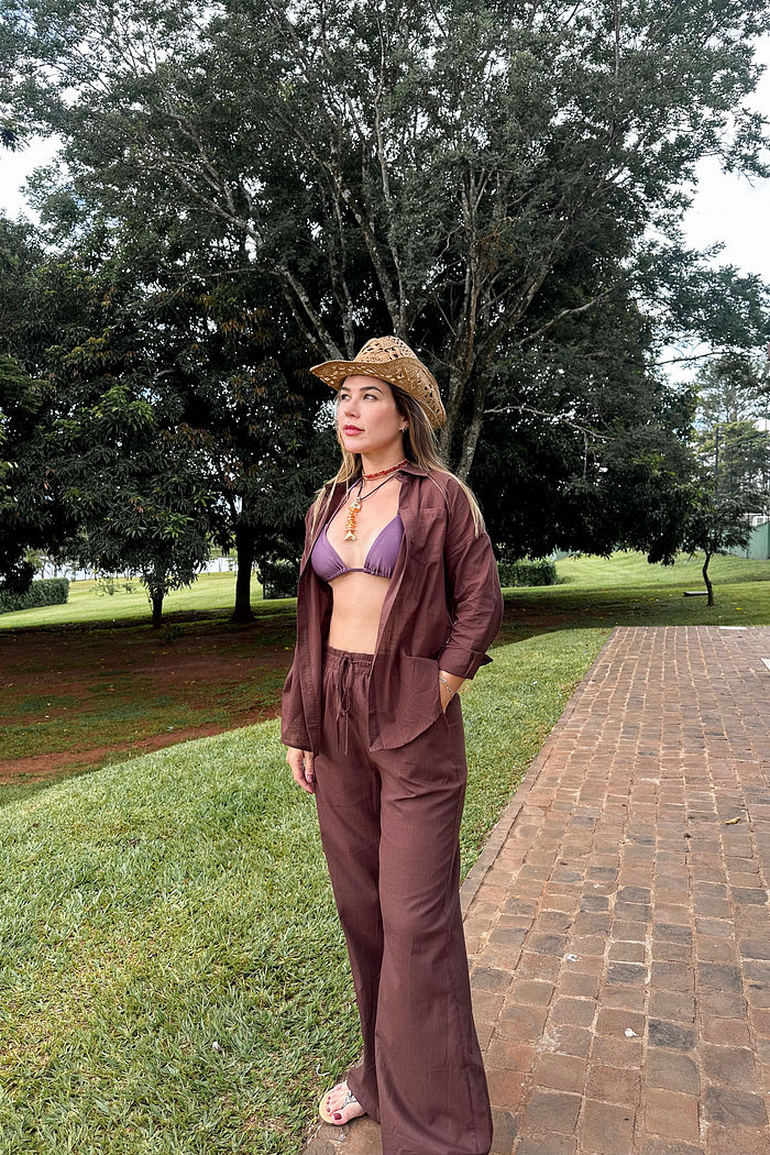 Conjunto Francesca Café