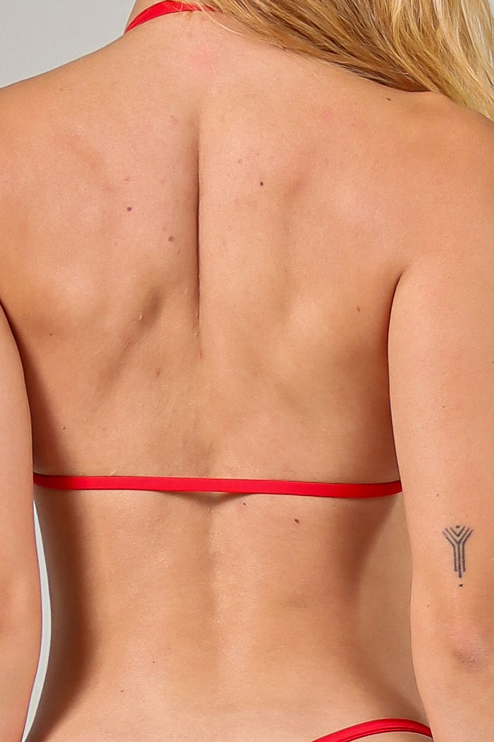 top de Fita Vermelho