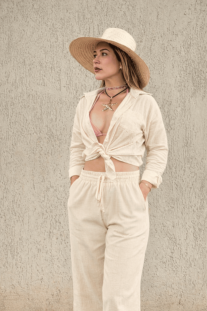 Conjunto Francesca Areia