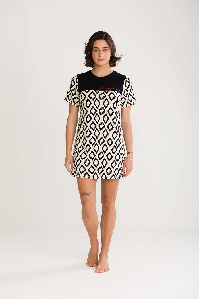 CAMISETÃO FEMININO LOSANGO