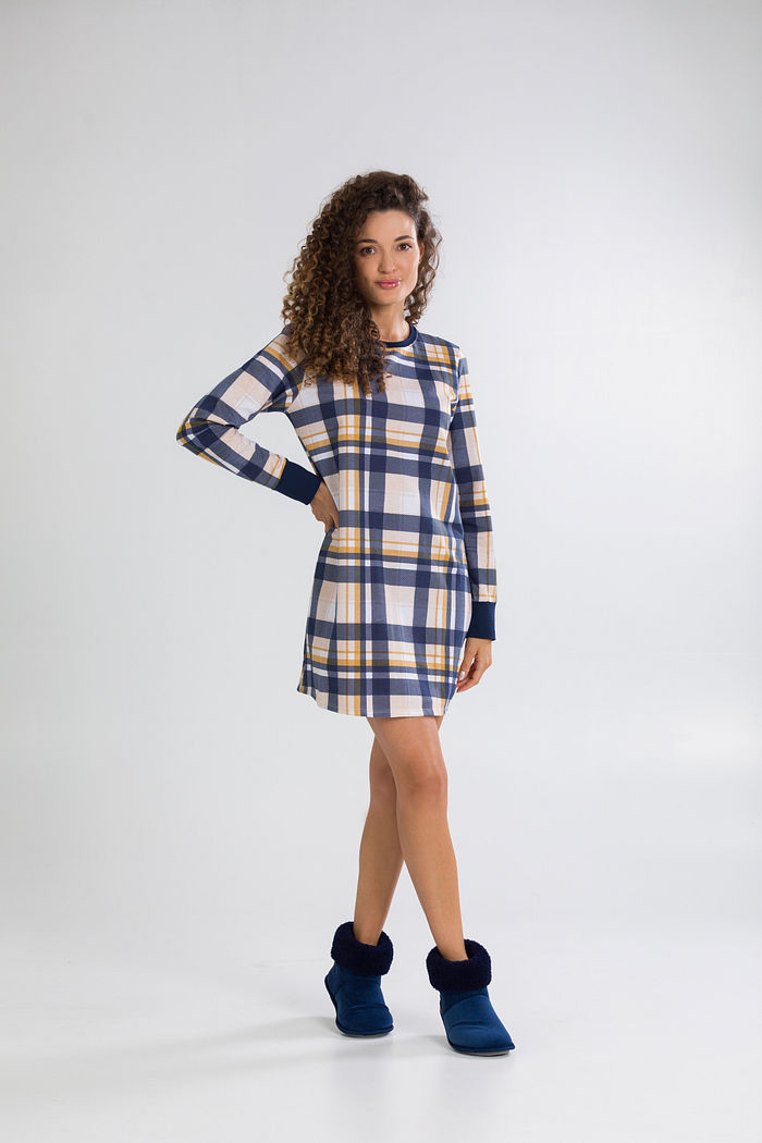 CAMISOLA MANGA LONGA XADREZ WINTER