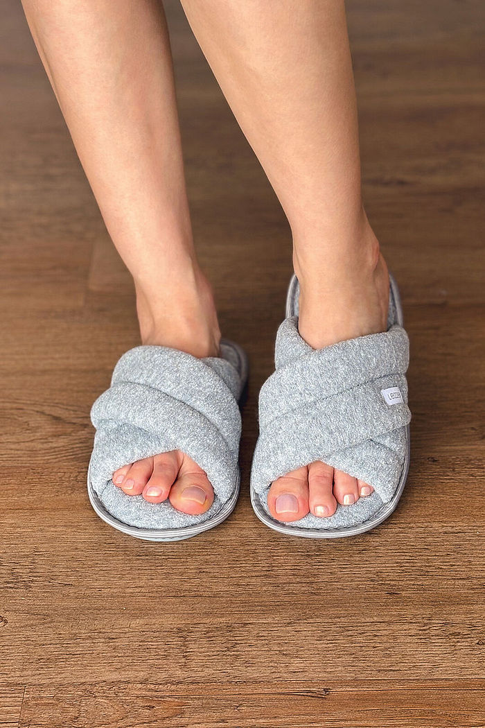 PANTUFA SLIDE TIRA EM X MESCLA