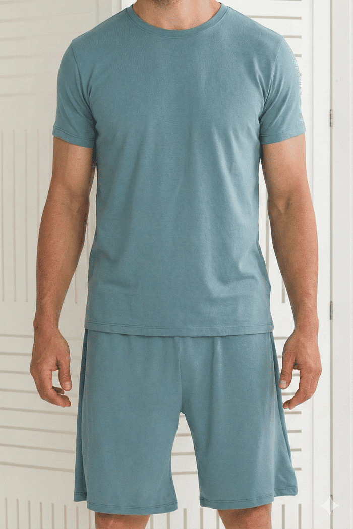 PIJAMA MASCULINO TOQUE DE PESSEGO BASIC AZUL