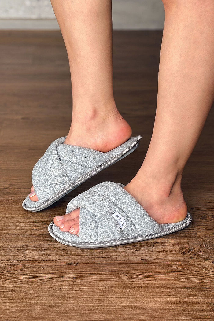 PANTUFA SLIDE TIRA EM X MESCLA