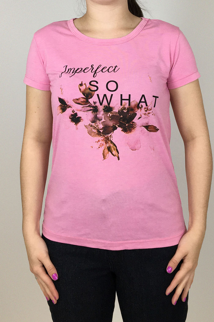 T-shirt Estonada Rosa Imperfect