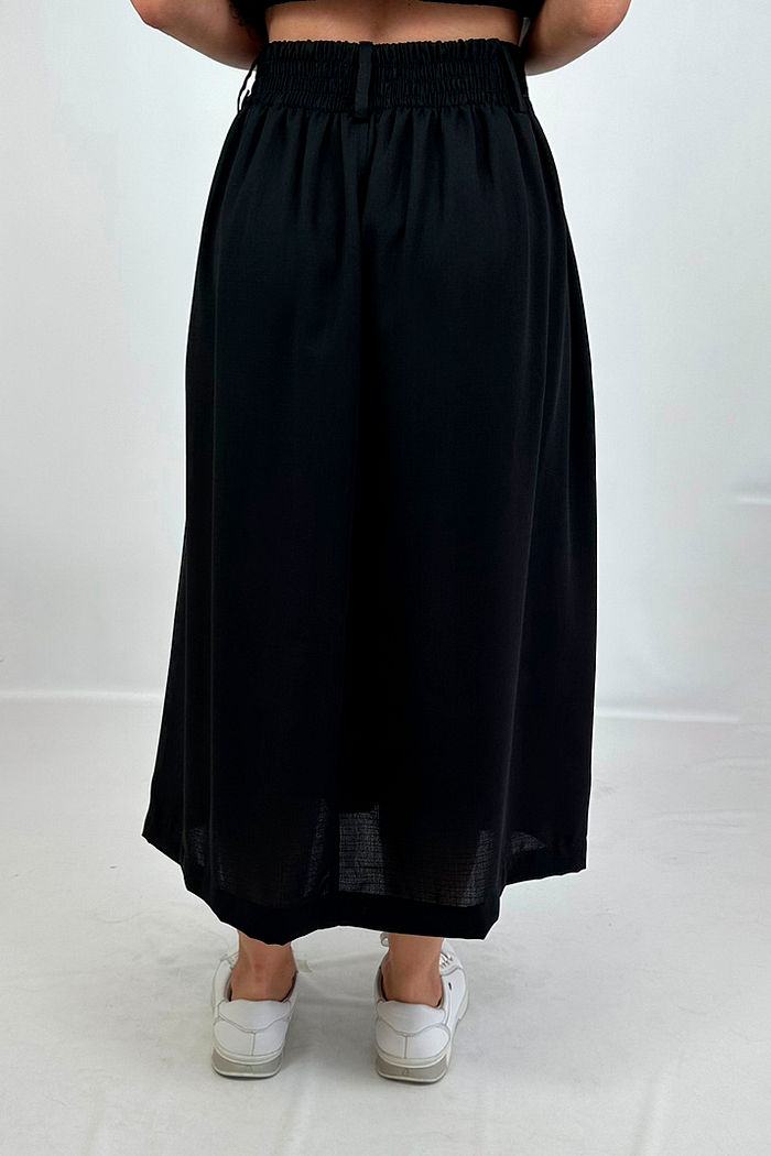 SAIA MIDI PRETA RUSTICA PAMELA