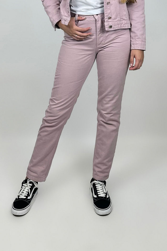 Calça Jeans Mom Lila Lavanda