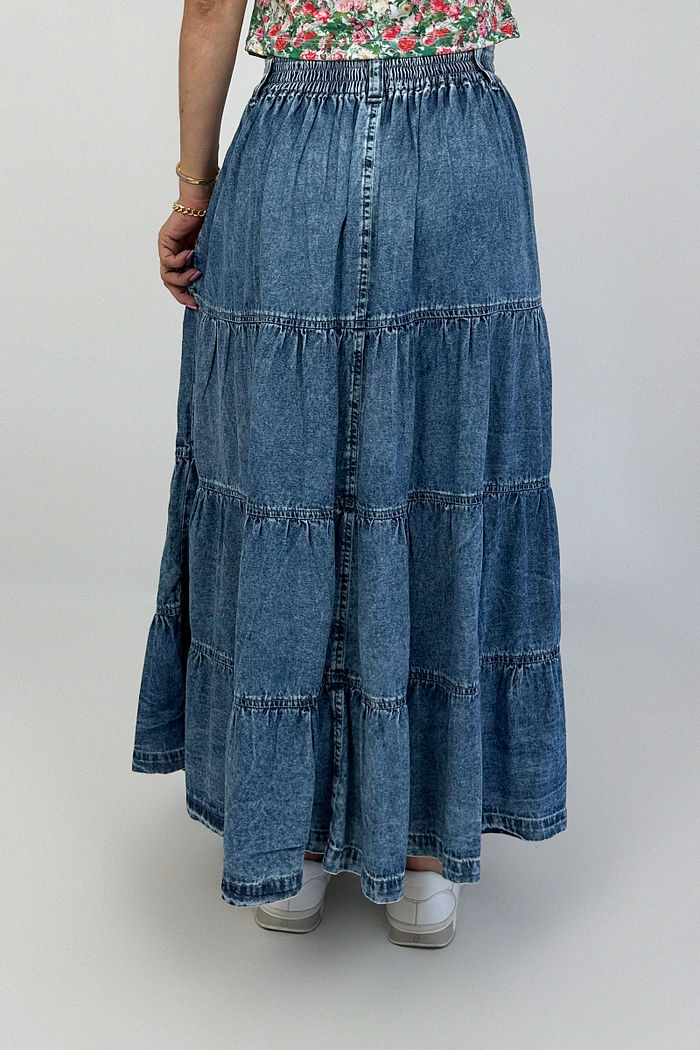 SAIA LONGA JEANS BOHO JADE