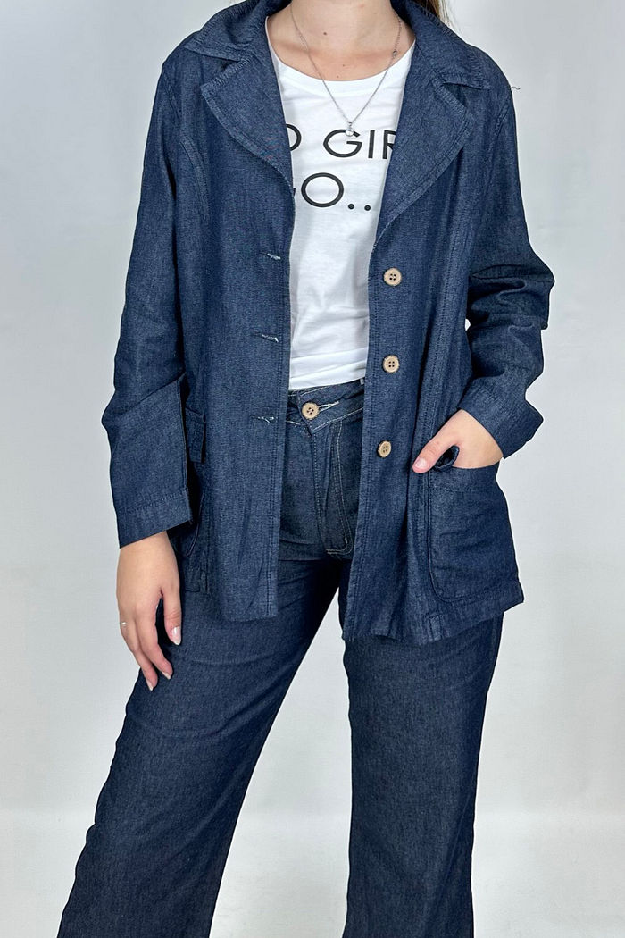 Blazer Jeans Mom Teca