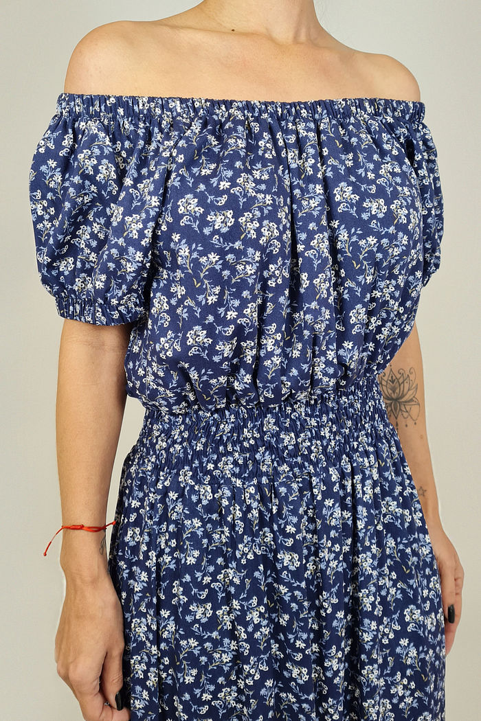 VESTIDO MIDI FLORAL JASMINE BOHO