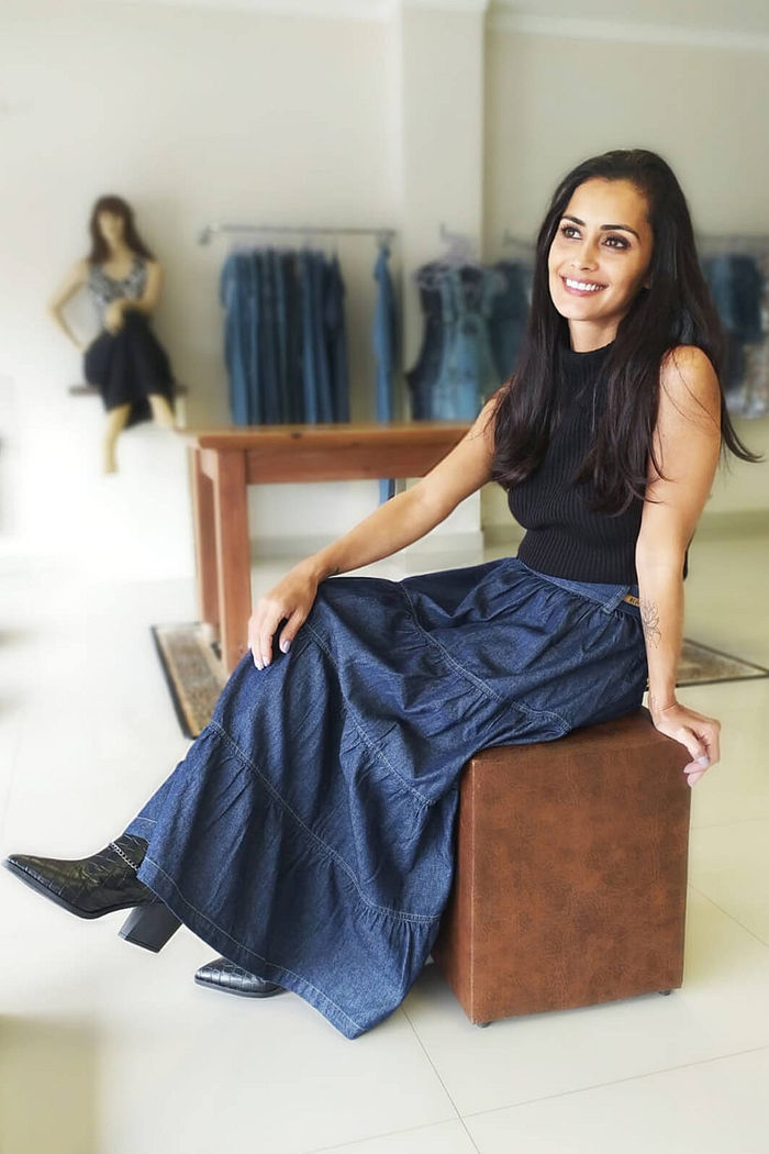 SAIA LONGA JEANS BOHO JADE