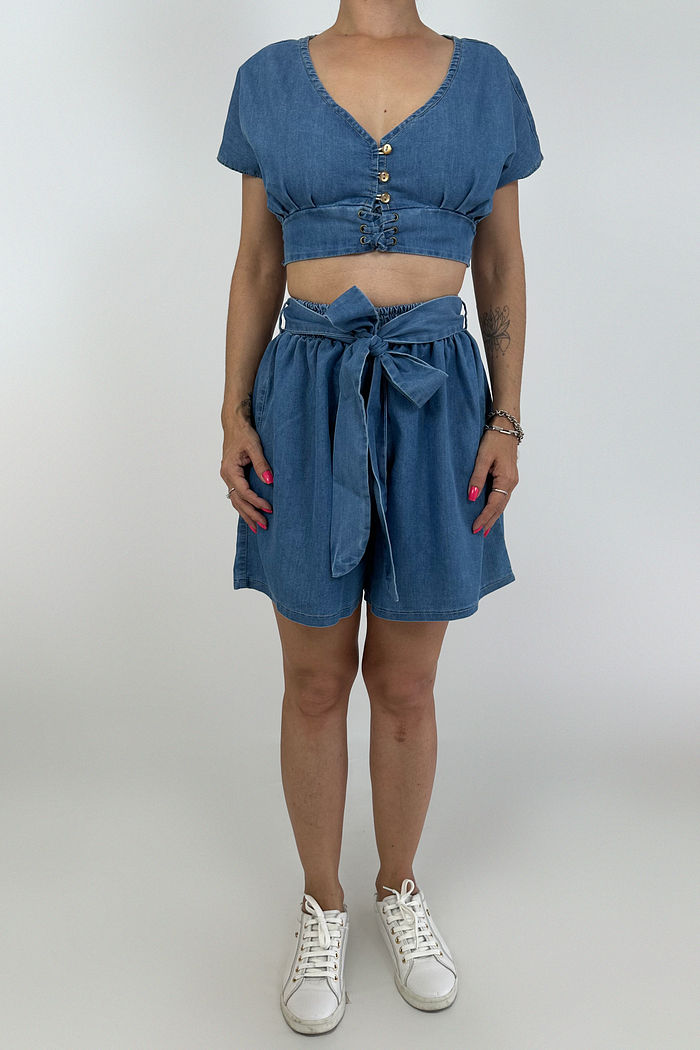 CONJUNTO JEANS PARIS PRETTY GIRL