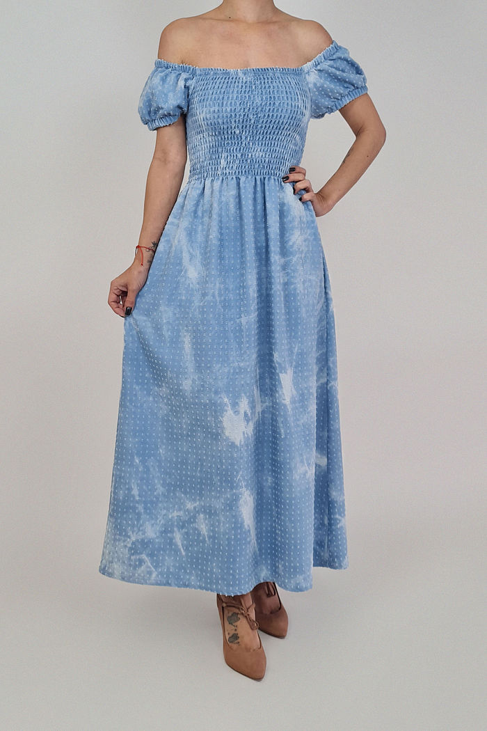 VESTIDO JEANS LONGO LAURA