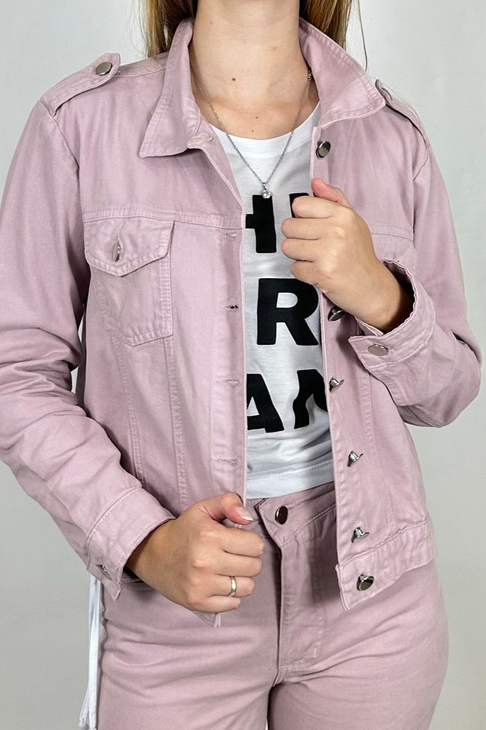 Jaqueta Jeans Lavanda Marina