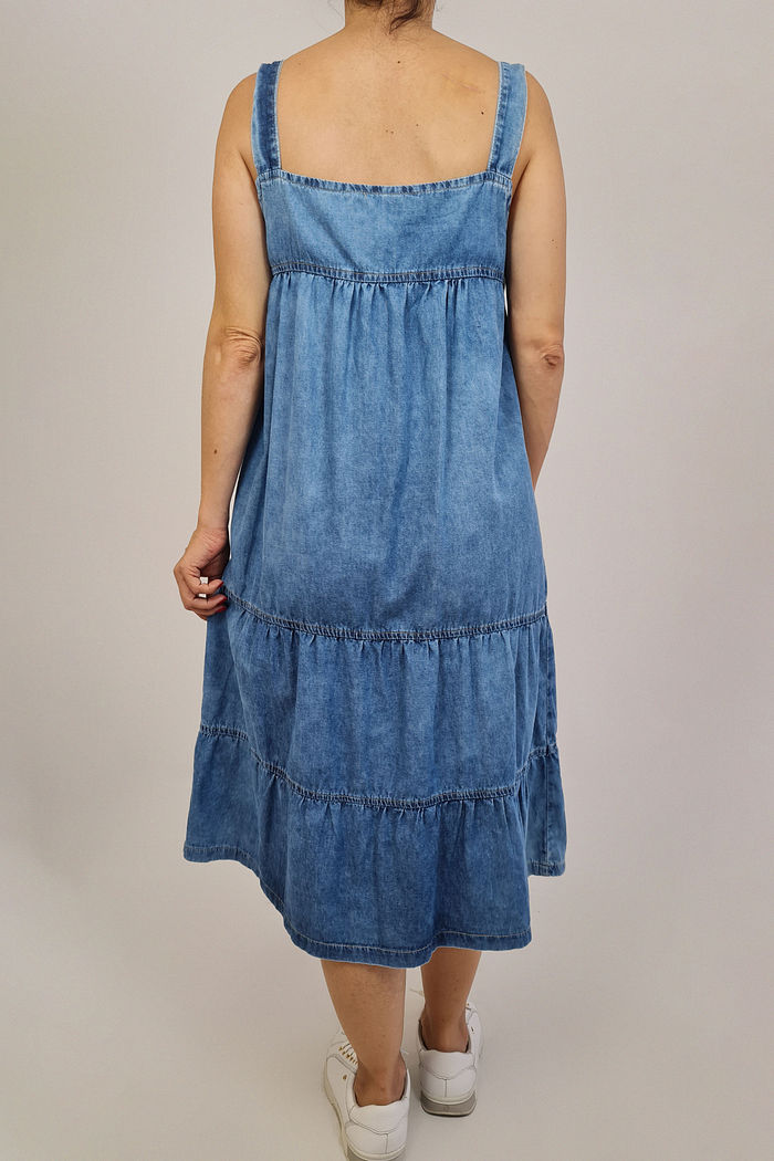 VESTIDO JEANS MIDI LAVANDER