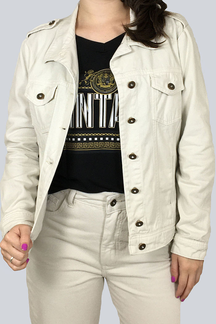 Jaqueta Ana Clara Areia