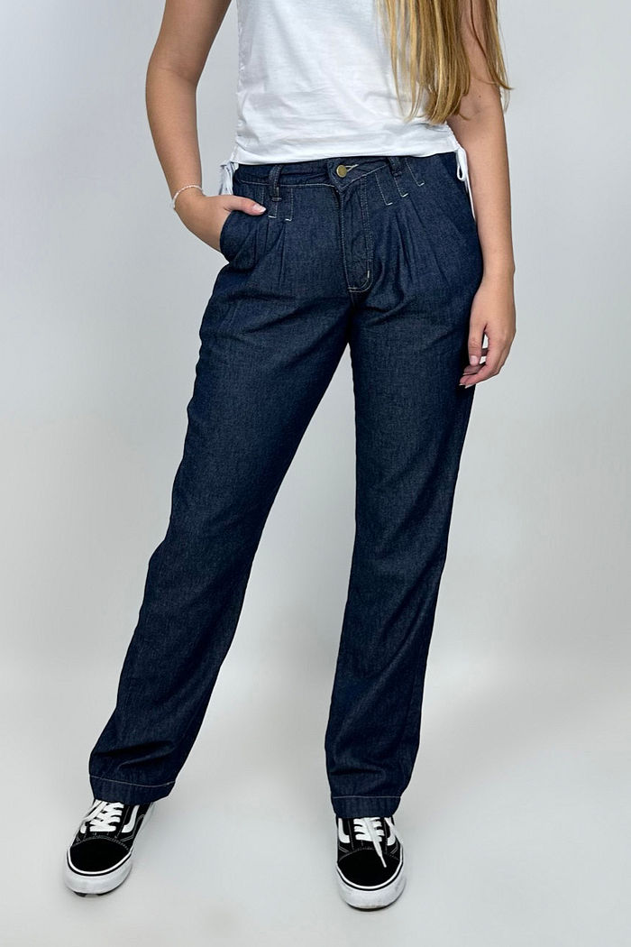 Calça Jeans Mom Cidra Amaciado