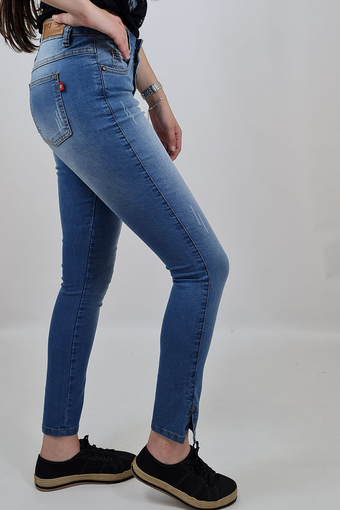 Calça Cigarrete Gandu Aberta na Lateral