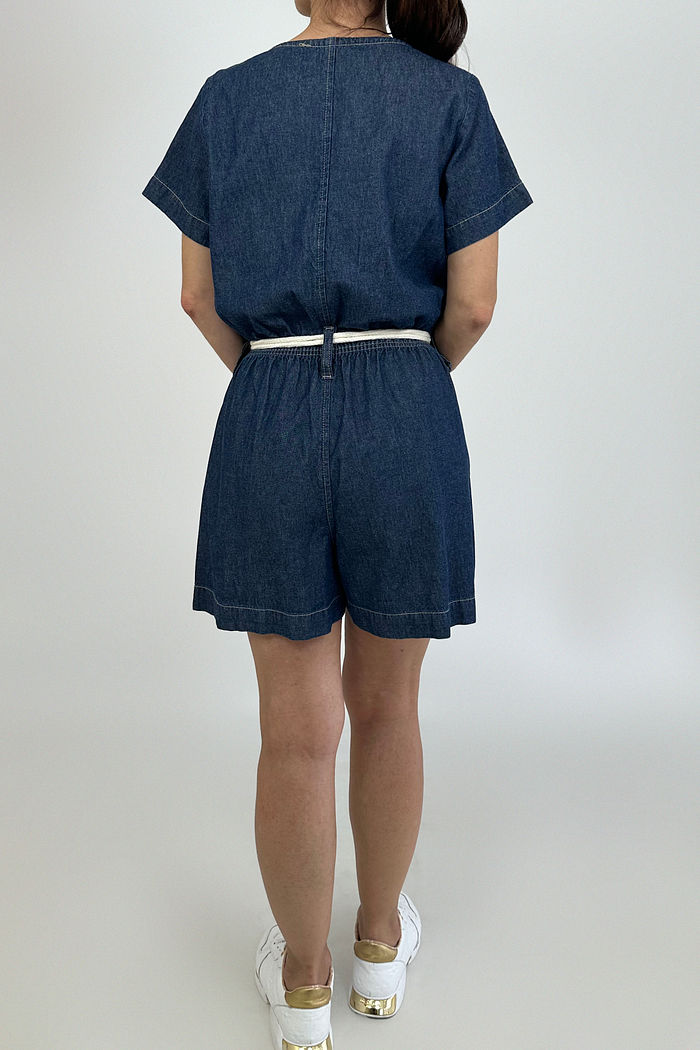 MACAQUINHO CURTO JEANS TRANSPASSADO