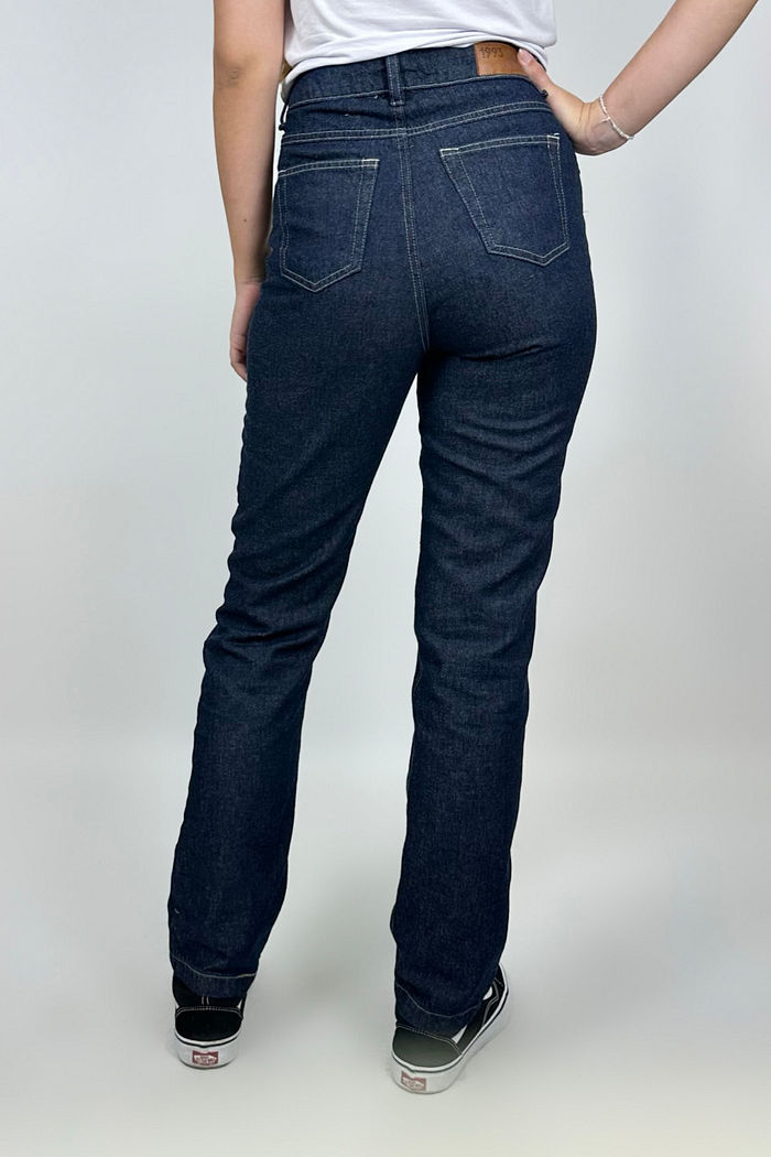 Calça Jeans Mom Mel Amaciado
