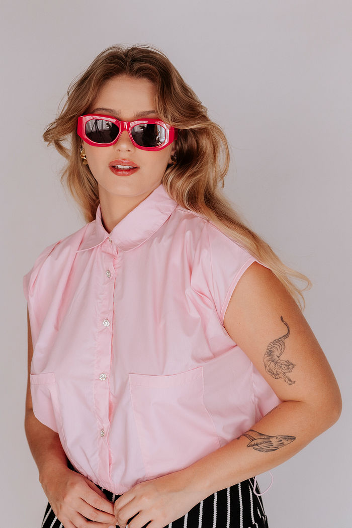 CAMISA CROPPED MARA ROSA