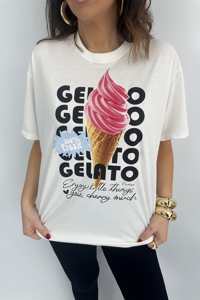 T-Shirt Feminina Over Gelato