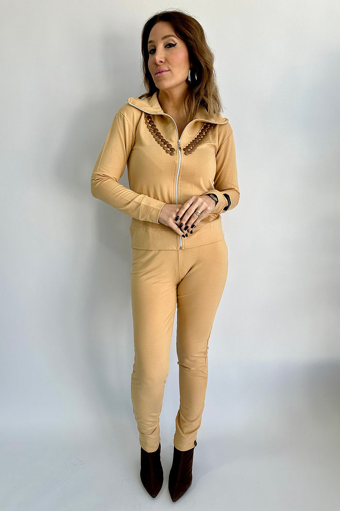 Conjunto Bege Rebeca