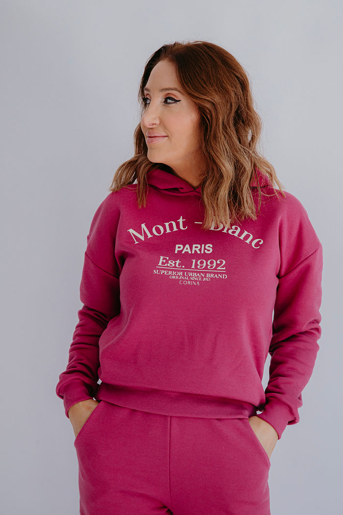 MOLETOM EVA PINK - MONT-BLANC