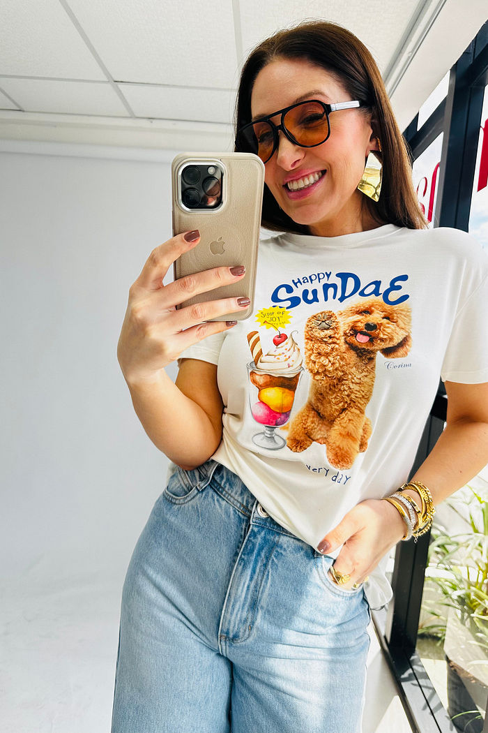 T-Shirt Feminina Tradicional Dog Fun