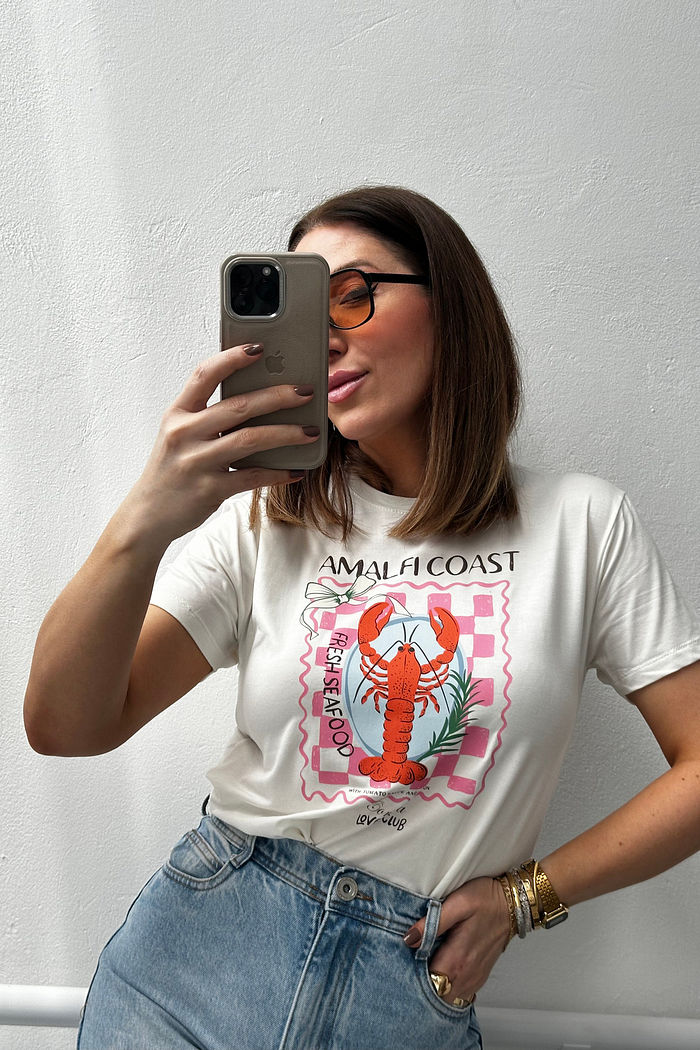 T-Shirt Feminina Tradicional Amalfi Coast