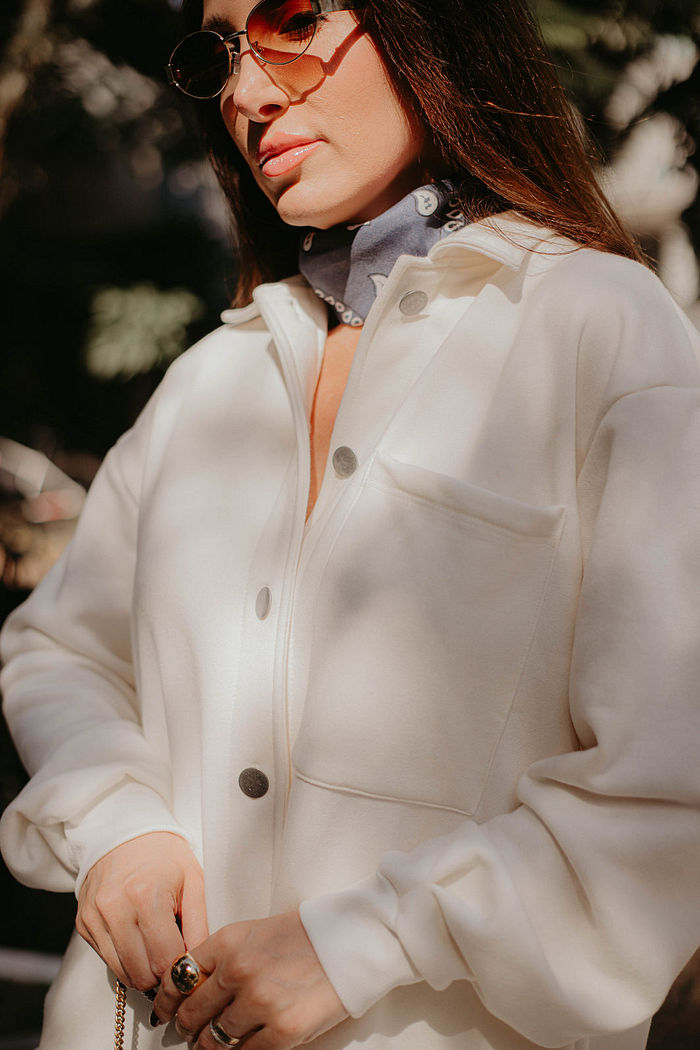 Camisa Moletom Oversized Feminina Alicia - OFF