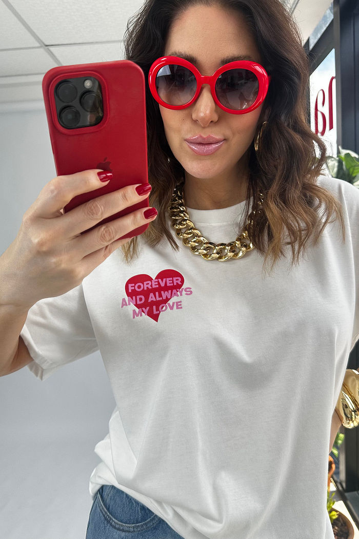 T-Shirt Feminina Over Urso Forever