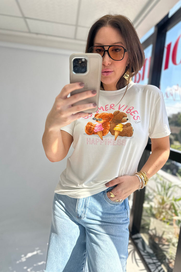 T-Shirt Feminina Tradicional Teddy Summer Vibes