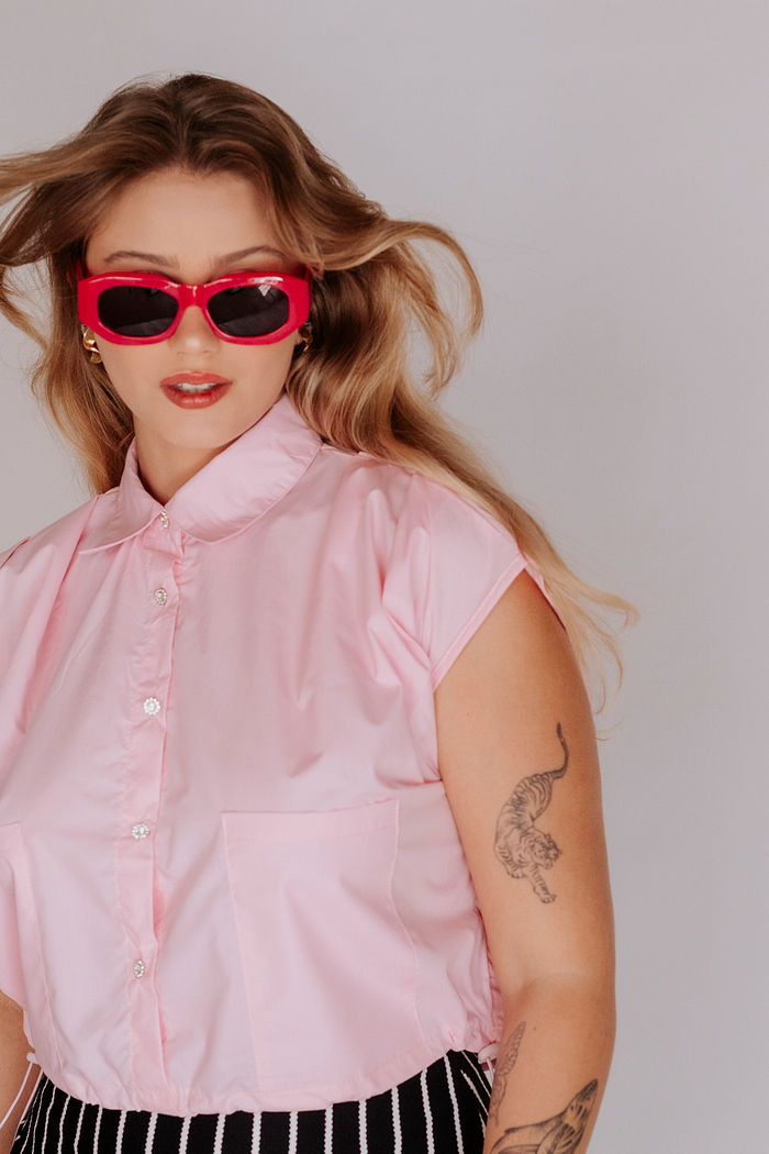 CAMISA CROPPED MARA ROSA