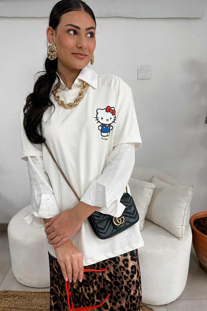T-SHIRT HELLO KITTY - OFF