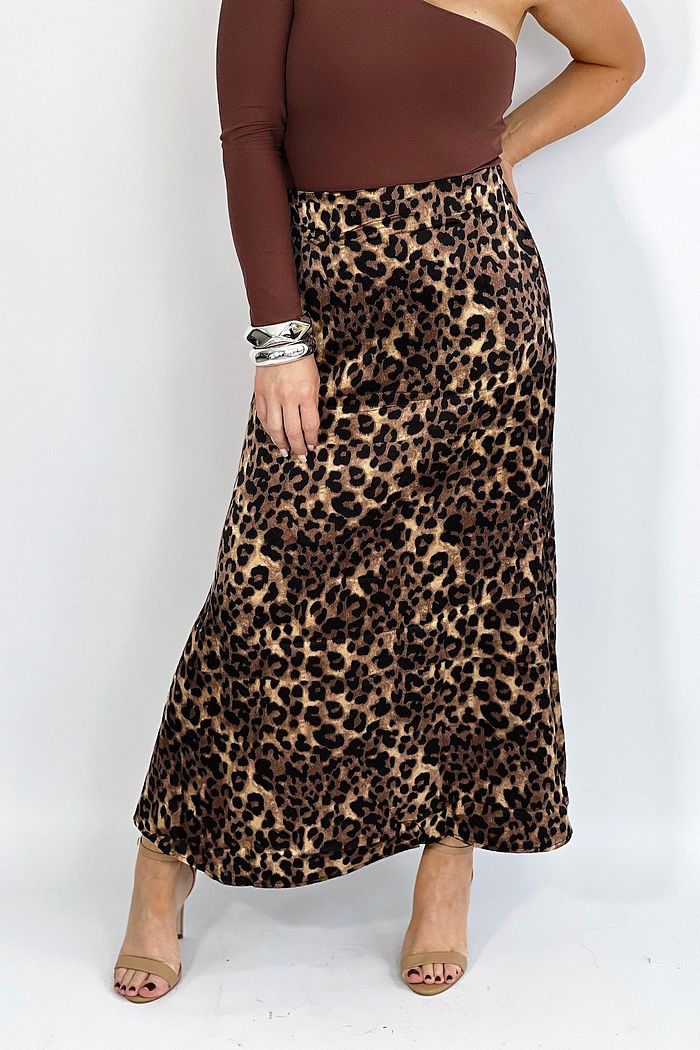 SAIA ONÇA MIDI ACETINADA - NIA