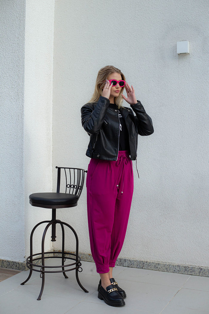 CALÇA MOLETOM ROMANA PINK