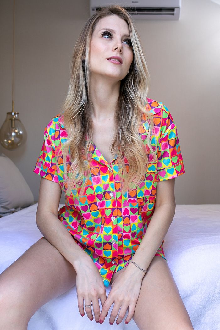 Pijama Americano Curto Fashion