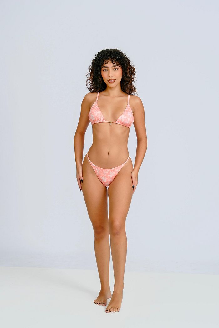 TROPICAL ORANGE - CORTININHA CALCINHA REGULAGEM