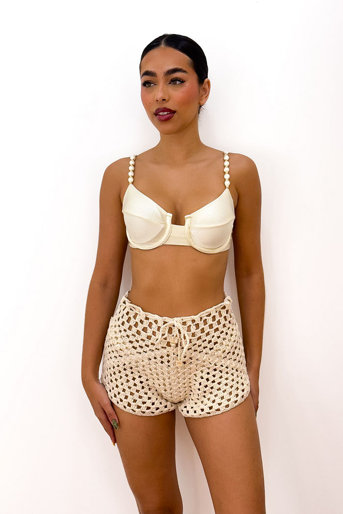 SHORT RIO - OFF WHITE