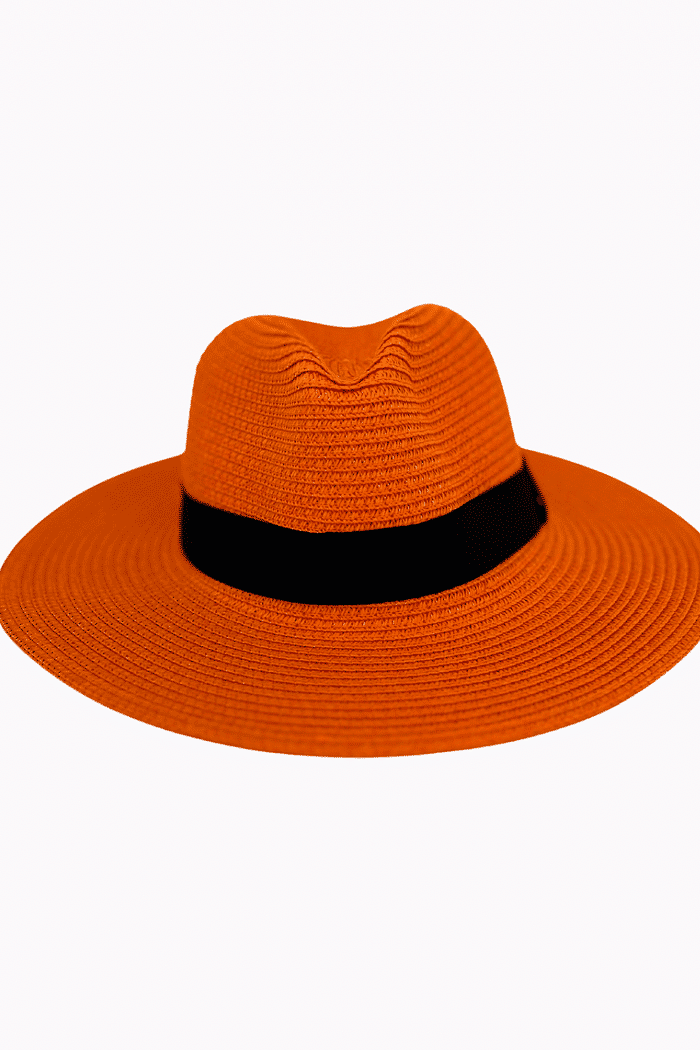 CHAPÉU FEDORA - LARANJA
