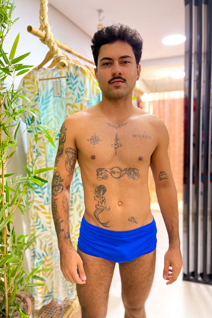 SUNGA CAVADA - AZUL BIC